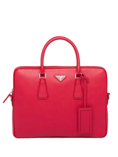 prada briefcase saffiano