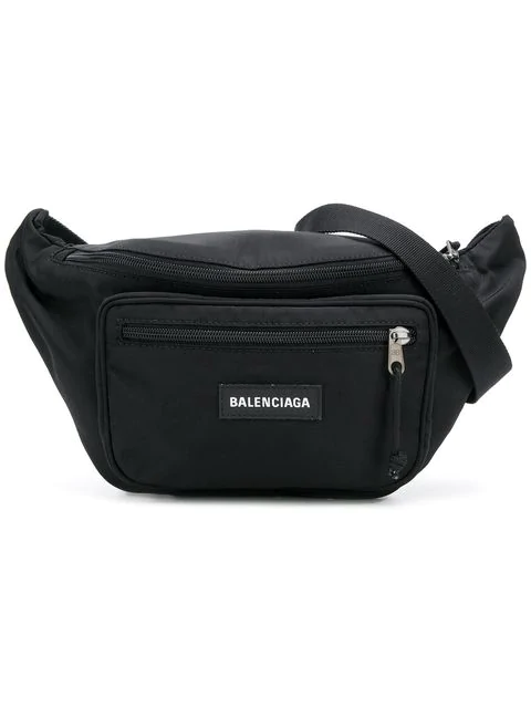 balenciaga fanny pack white
