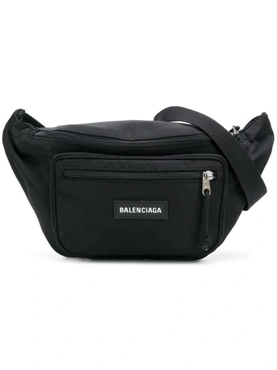 Shop Balenciaga Explorer Belt Pack In Black