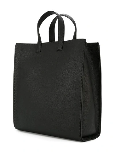 Shop Fendi 'selleria' Bag Bugs Tote - Black