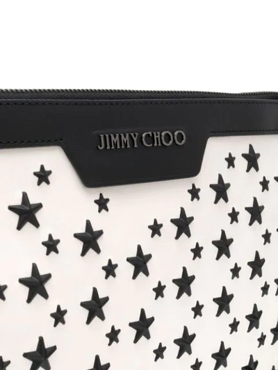 Shop Jimmy Choo Derek Clutch In White