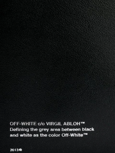 Shop Off-white Small Leather Pouch In Black