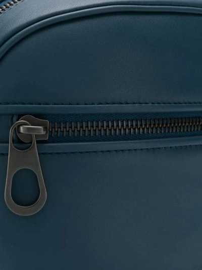 Shop Bottega Veneta Curved Belt Bag In Blue