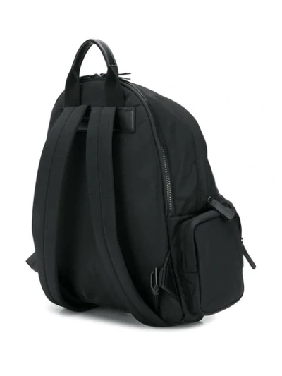 Shop Dsquared2 Logo Printed Backpack In Black