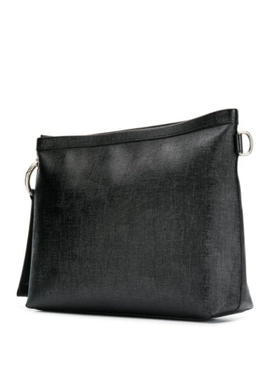 Shop Givenchy Logo Messenger Bag In Black