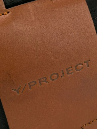 Y/PROJECT 混合面料腰包 - 黑色