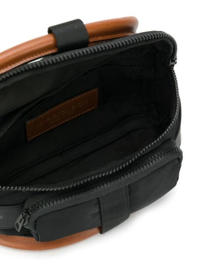 Shop Y/project Fabric Mix Belt Bag In Black