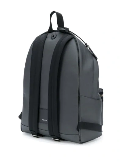 Shop Saint Laurent City Backpack In Grey