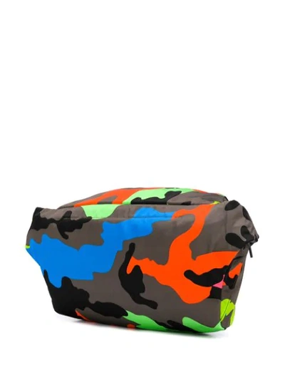 VALENTINO VALENTINO GARAVANI CAMOUFLAGE BELT BAG - 绿色