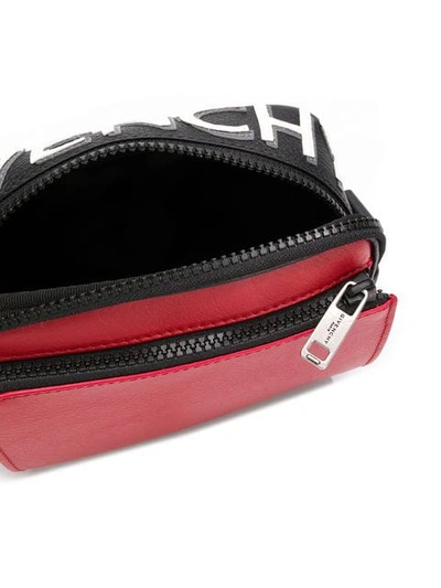 Shop Givenchy Classic Messenger Bag In 009 Black Red