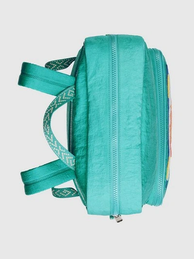 Shop Gucci Medium Backpack With  '80s Patch In Blue