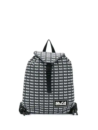 Shop Mcq By Alexander Mcqueen Logo Backpack In Black