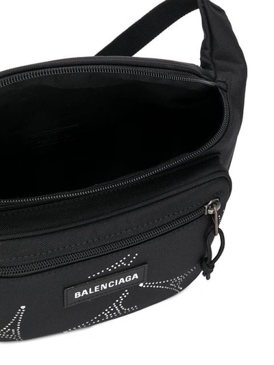 Shop Balenciaga Explorer Belt Bag - Black