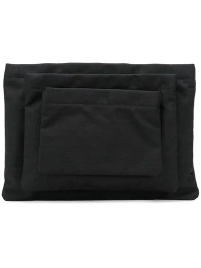 Shop Maison Margiela Combined Clutch Bags In Black