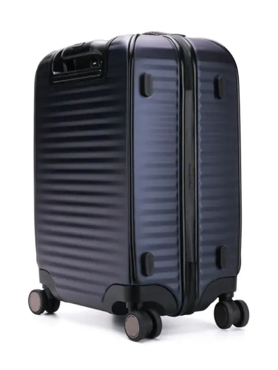 Shop Ermenegildo Zegna Leggerissimo Cabin Luggage In Blue