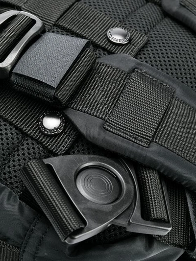 Shop Junya Watanabe Panelled Utility Style Backpack In Black