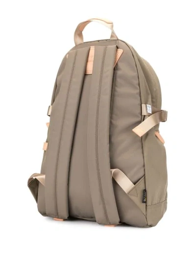 Shop As2ov Classic Logo Patch Backpack In Brown