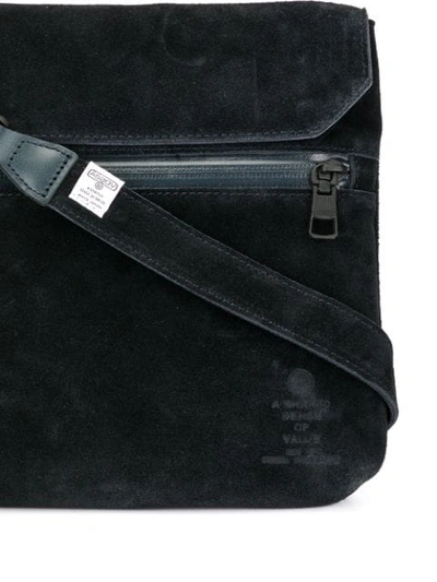 Shop As2ov Touch Strap Messenger Bag In Blue