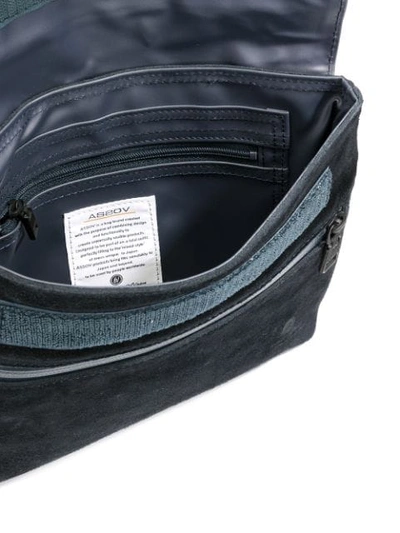 As2ov Touch Strap Messenger Bag In Blue