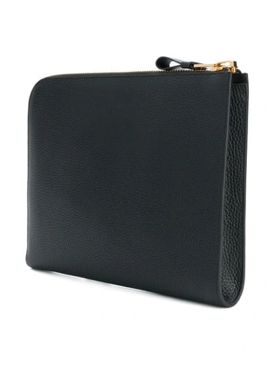 Shop Tom Ford Zipped Leather Organiser In Black