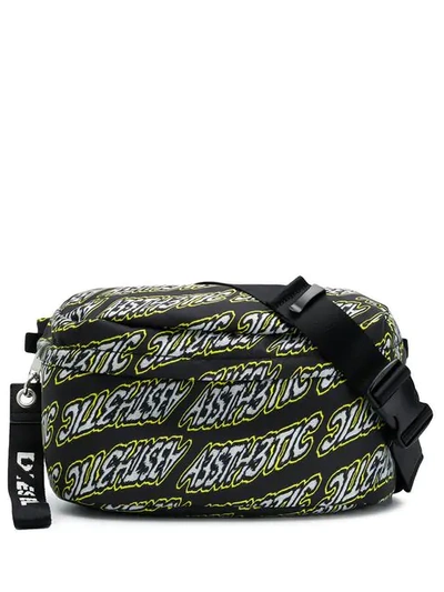 Shop Diesel Aesthetic Belt Bag In Black
