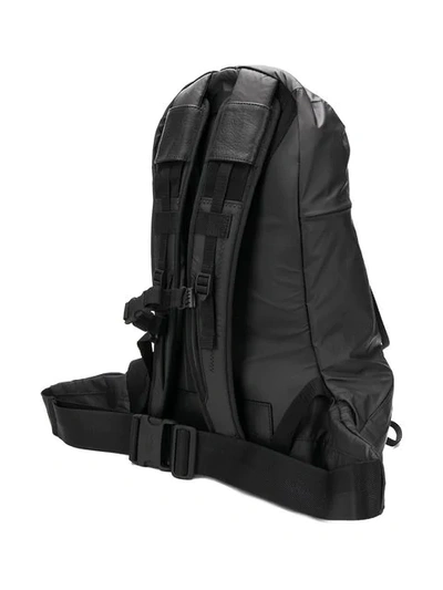 Shop Y-3 Logo Print Backpack In Black