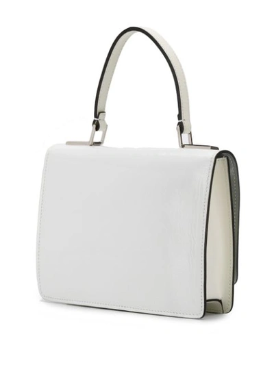 Shop Casadei Classic Top-handle Tote - White