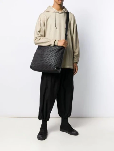 Shop Bao Bao Issey Miyake Curo Curve Shoulder Bag In Black