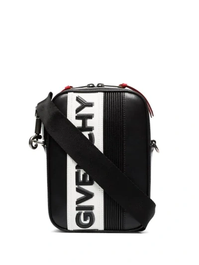 Shop Givenchy Mc3 Logo Crossbody Bag In Black