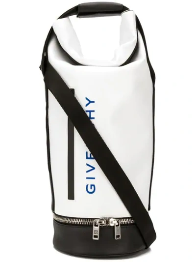 Shop Givenchy Large Jaw Hybrid Backpack In White