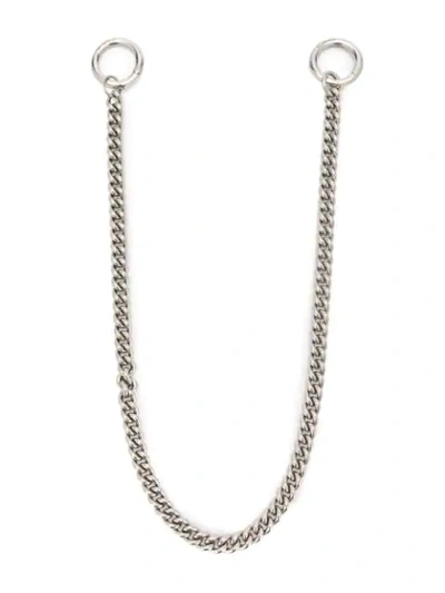 Shop Balenciaga Thin Trouser Chain - Silver