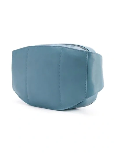Shop Bottega Veneta Intrecciato Belt Bag In Blue