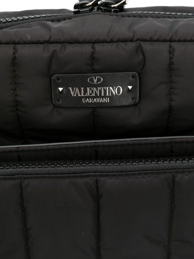 Shop Valentino Garavani Quilted Messenger Bag - Black