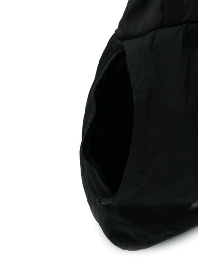 Shop Stone Island One Shoulder Backpack In Black