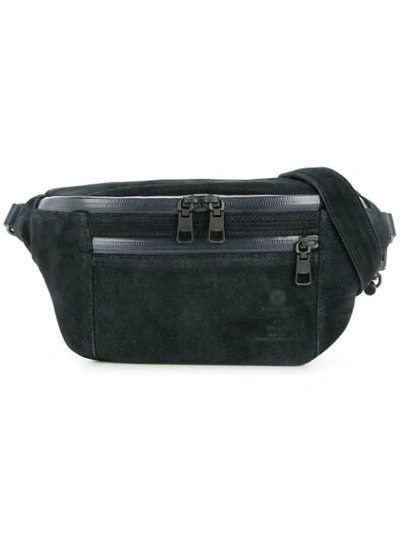 Shop As2ov Classic Belt Bag  In Navy