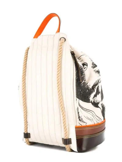 Shop Jw Anderson Sailor Backpack In Neutrals