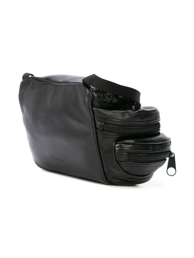 Shop Alexander Wang Multi-buckle Messenger Bag In Black