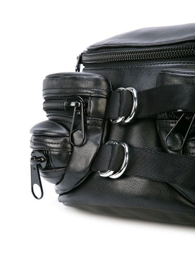 Shop Alexander Wang Multi-buckle Messenger Bag In Black