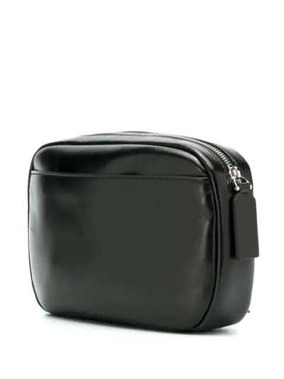 Shop Valentino Vring Pouch In Black