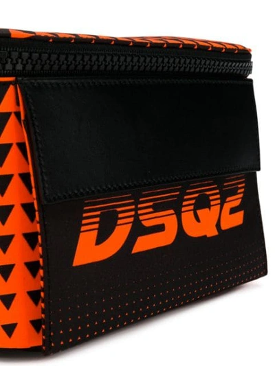Shop Dsquared2 Bionic Sport Dsq2 Race Belt Bag In Orange
