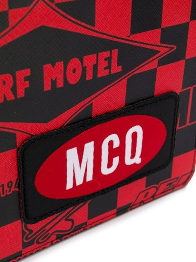Shop Mcq By Alexander Mcqueen 'surf Motel' Clutch In Red