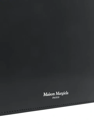 Shop Maison Margiela Minimalist Clutch In Black
