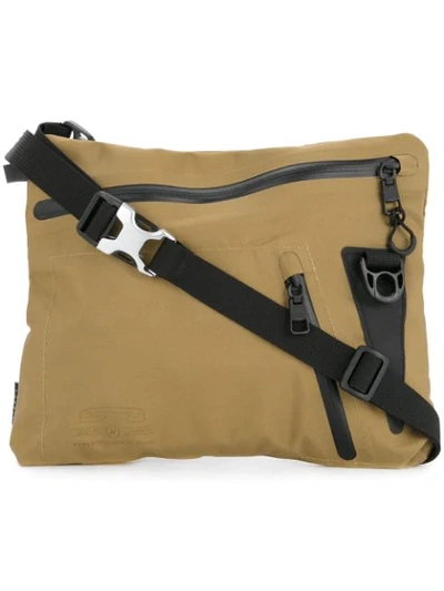 Shop As2ov Waterproof Cordura Shoulder Bag In Brown