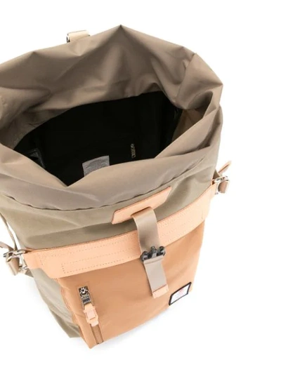 Shop As2ov Foldover Top Backpack In Brown