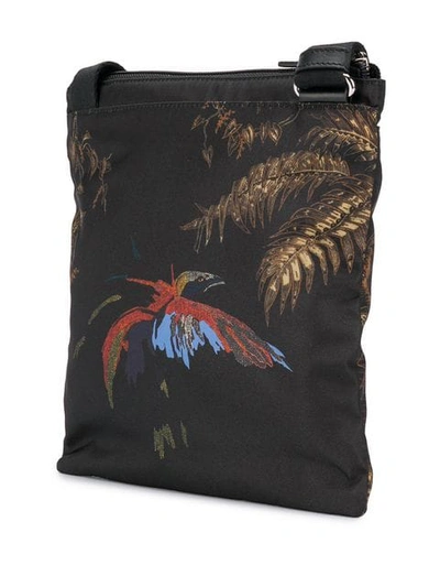 Shop Etro Lake Print Messenger Bag - Black