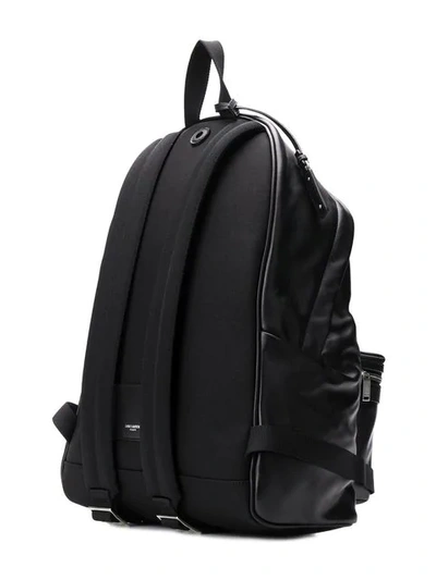 Shop Saint Laurent Classic Backpack - 1000 - Black