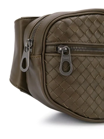 Shop Bottega Veneta Marsupio Belt Bag In 3358 Green