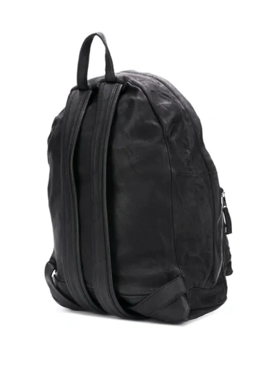 Shop Giorgio Brato Worn Effect Backpack In Black