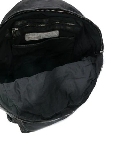 Shop Giorgio Brato Worn Effect Backpack In Black