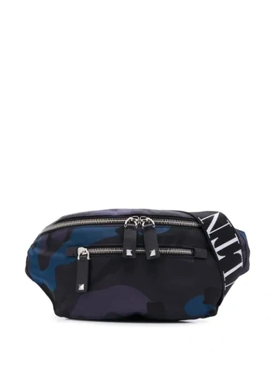 Shop Valentino Garavani Vltn Belt Bag - Blau In Blue